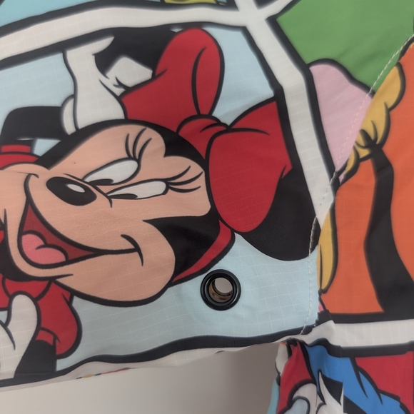 Disney Parks Mickey Mouse and Friends Packable Rain Jacket Youth Size 3 Unisex - Picture 5 of 15